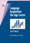 Image for Language acquisition  : the age factor