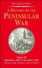 Image for A history of the Peninsular WarVol. 3: September 1809 - December 1810, Ocaäna, Cadiz, Bussaco, Torres Vedras