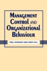 Image for Management Control and Organizational Behaviour
