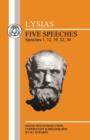 Image for Five speeches  : speeches 1, 12, 19, 22, 30