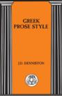 Image for Greek Prose Style