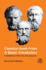 Image for Classical Greek Prose : A Basic Vocabulary