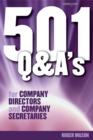 Image for 501 Questions and Answers for Company Directors and Company Secretaries