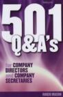 Image for 501 Questions and Answers for Company Directors and Company Secretaries