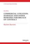 Image for Commercial litigation  : damages and other remedies for breach of contract