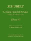 Image for Complete Pianoforte Sonatas, Volume III : including the unfinished works [cloth boards]
