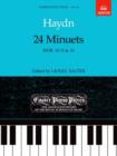 Image for 24 Minuets, Hob.IX/8 &amp; 10 : Easier Piano Pieces 16