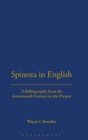 Image for Spinoza In English, A Bibliography