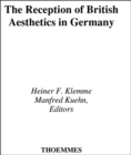 Image for The Reception of British Aesthetics in Germany