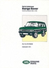 Image for Range Rover Parts Catalogue 1986-1991