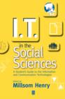 Image for I.T. in the Social Sciences