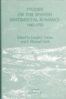 Image for Studies on the Spanish Sentimental Romance (1440-1550): Redefining a Genre