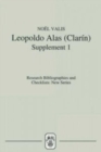 Image for Leopoldo Alas (Clarâ¸n)Supplement 1: An annotated biography
