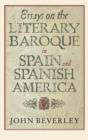 Image for Essays on the literary Baroque in Spain and Spanish America