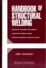 Image for Handbook of Structural Welding