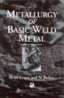 Image for Metallurgy of Basic Weld Metal
