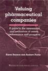 Image for Valuing pharmaceutical companies