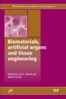 Image for Biomaterials, Artificial Organs and Tissue Engineering