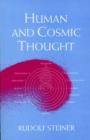 Image for Human and Cosmic Thought