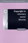 Image for Copyright in voluntary sector libraries