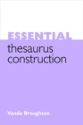 Image for Essential thesaurus construction
