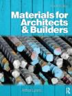 Image for Materials for Architects and Builders