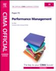 Image for CIMA Official Learning System Performance Management