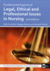 Image for Fundamental aspects of legal, ethical and professional issues in nursing