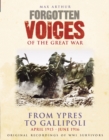 Image for RC 622 Forgotten Voices - Ypres to Gallipoli Tape