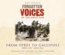 Image for Forgotten Voices of the Great War : Ypres and Gallipoli - April 1915-June 1916
