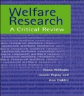 Image for Welfare research  : a critical review