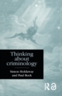 Image for Thinking About Criminology