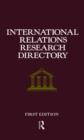 Image for International Relations Research Directory