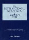 Image for The international who&#39;s who of women 1997