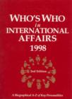 Image for Who&#39;s Who in International Affairs 1998