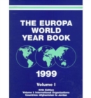 Image for Europa World Year Bk 1999 Set