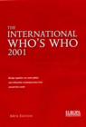 Image for The international who&#39;s who 2001