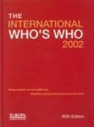 Image for The international who&#39;s who 2002