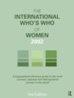 Image for The international who&#39;s who of women 2002