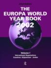 Image for Europa World Year Bk 2002 V1