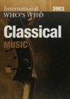 Image for International who&#39;s who in classical music/popular music 2003