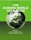 Image for Europa World Year Book V1 Usa