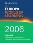 Image for The Europa World of Learning 2006