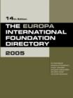 Image for The Europa international foundation directory 2004