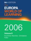 Image for The World of Learning 2006 Volume 2