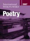 Image for International Who&#39;s Who in Poetry 2007