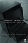 Image for Freedom of information  : open access or empty archives?
