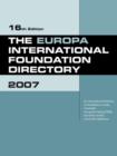 Image for The Europa international foundation directory 2007