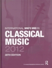 Image for International who&#39;s who in classical music 2012  : International who&#39;s who in popular music 2012