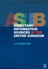 Image for ASLIB Directory of Information Sources in the United Kingdom